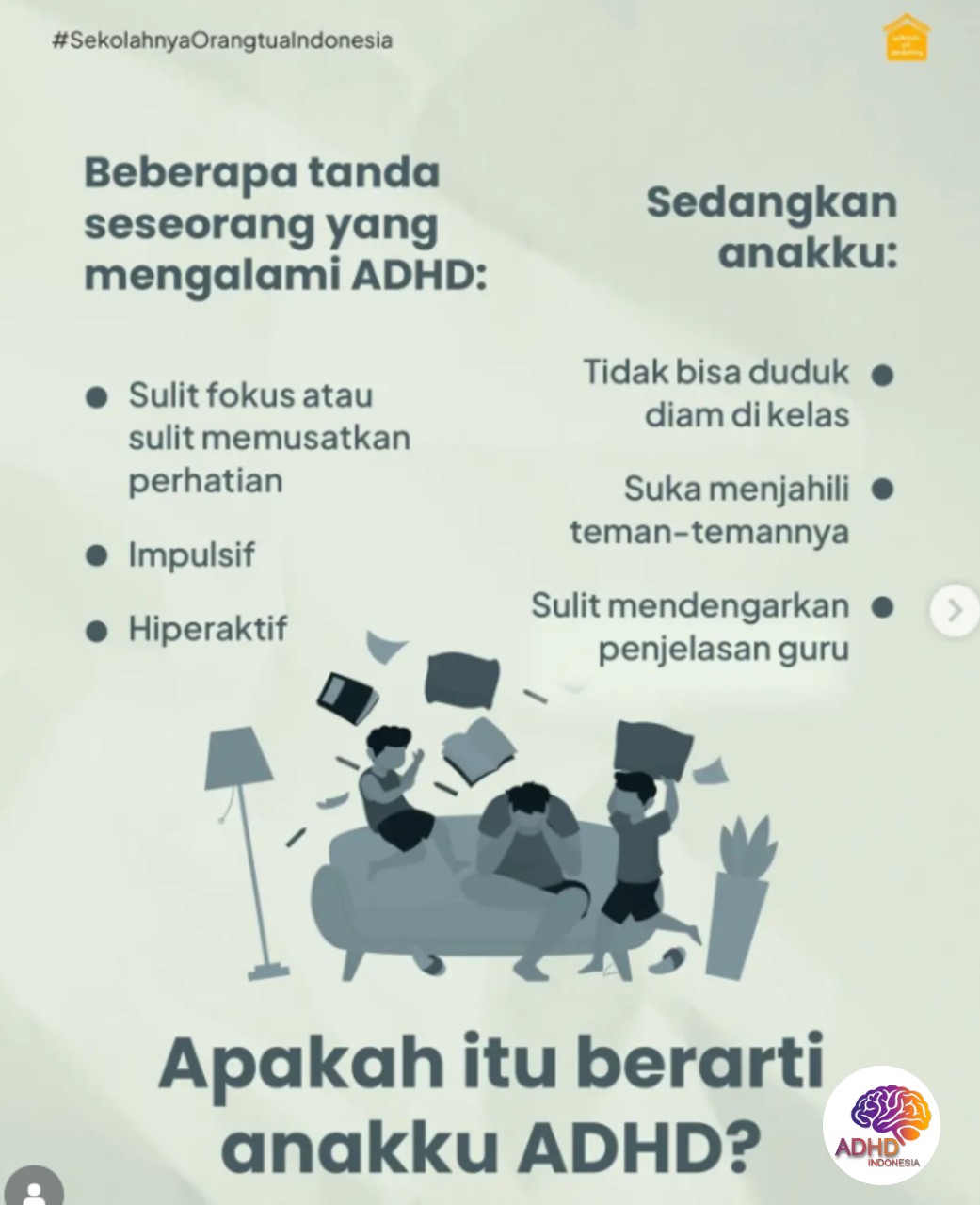Ciri dan Gejala ADHD pada Anak Usia Dini di Kabupaten Polewali Mandar