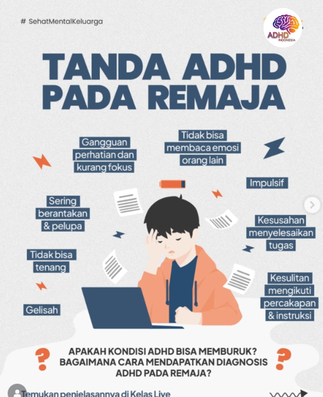 Screening ADHD Non-Diagnostik: Edukasi Awal bagi Orang Tua di Kabupaten Polewali Mandar